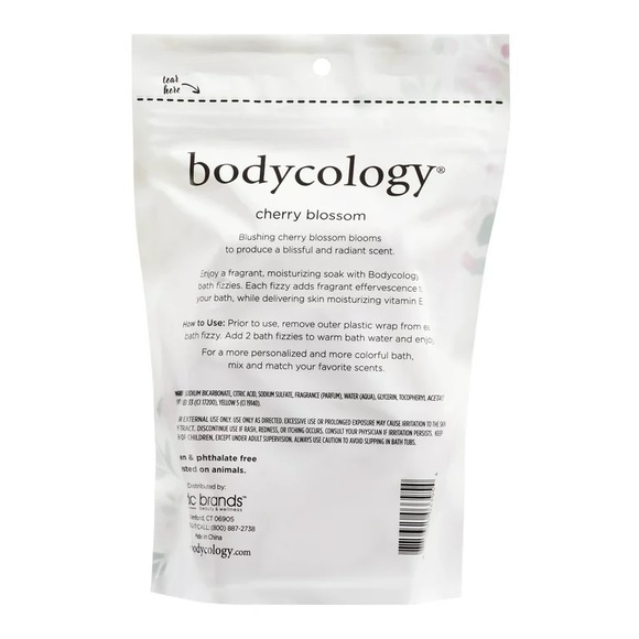 Cherry Blossom Bath Fizzies enriched with vitamin E - Picture 2 of 4